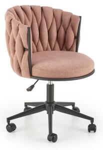 Kancelárska stolička ZURI, 55x75-85x60, ružová