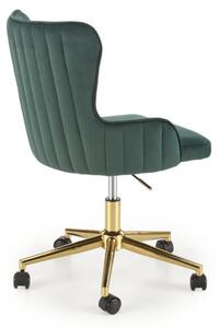 Kancelárska stolička GAMORA, 55x77-85x55, zelená