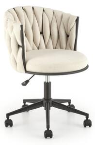 Kancelárska stolička ZURI, 55x75-85x60, béžová