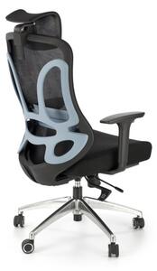 Kancelárska stolička SHURI, 64x121-129x70, čierna