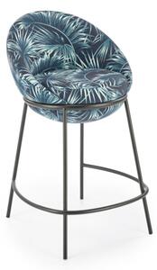 Barová stolička FILIPA, 53x90x57, modrá