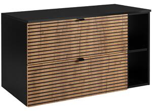 LOFT dub craft zlatý C100DB závesná skrinka pod umývadlo 100 cm