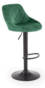 Halmar Barová stolička H101 - tmavě zelená