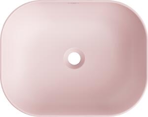 MEXEN - Rosa umývadlo na dosku, 50 x 40 cm - ružová matná - 21095044