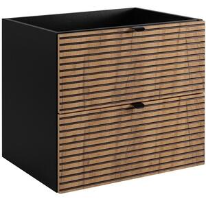 LOFT dub craft zlatý C60 závesná skrinka pod umývadlo 60 cm