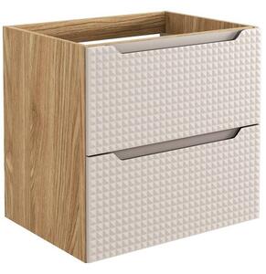 LUXOR Beige 82-60-2S závesná skrinka pod umývadlo 60 cm