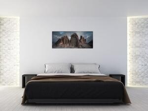 Obraz - Tri Zuby, Talianske Dolomity (120x50 cm)