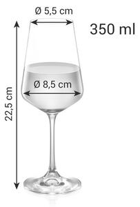 Tescoma Pohár na biele víno GIORGIO 350 ml, 6 ks