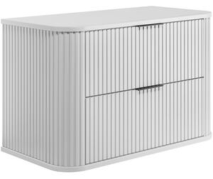 ELEGANCE biela W80 závesná skrinka pod umývadlo 80 cm s vrchnou doskou