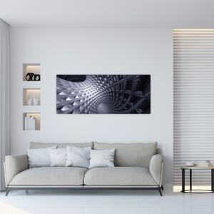 Obraz - Abstrakcia 3D (120x50 cm)