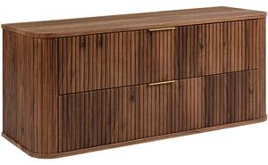 ELEGANCE orech O120 závesná skrinka pod umývadlo 120 cm s vrchnou doskou