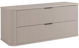 ELEGANCE kašmír K120 závesná skrinka pod umývadlo 120 cm s vrchnou doskou