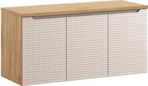 LUXOR Beige 82-120-3D-D závesná skrinka pod umývadlo 120 cm