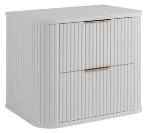 ELEGANCE biela W60 závesná skrinka pod umývadlo 60 cm s vrchnou doskou