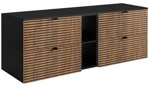 LOFT dub craft zlatý C140DB závesná skrinka pod umývadlo 140 cm