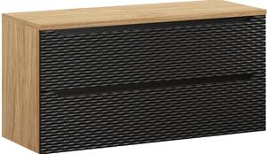 OCEAN Black 82-120-2S-D skrinka pod umývadlo 120 cm