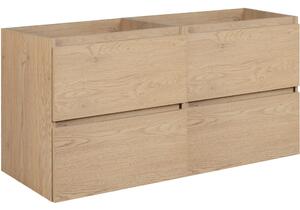 SIMPLE dub svetlý D120 závesná skrinka pod umývadlo 120 cm