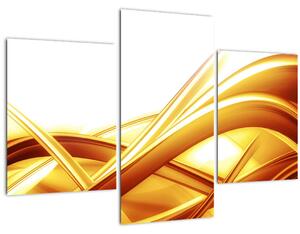 Obraz - Žltá abstrakcia (90x60 cm)