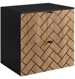 TREND dub craft zlatý C60DB závesná skrinka pod umývadlo 60 cm