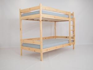 Wilsondo Poschodová posteľ Paulína s roštom 200x90 - prírodná