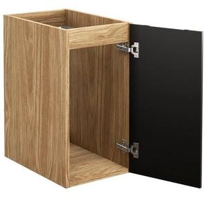 LUXOR Black 81-30-1D závesná skrinka do kúpelne 30 cm