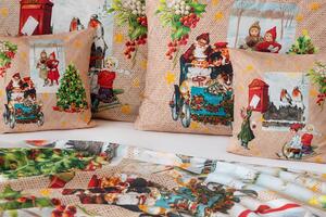Obliečky Christmas Vintage Bavlna deluxe digitál 1x 140/200, 1x 70/90