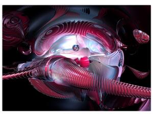 Obraz - Abstrakcie, vesmírne červy (70x50 cm)