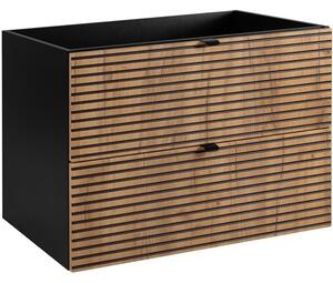 LOFT dub craft zlatý C80 závesná skrinka pod umývadlo 80 cm
