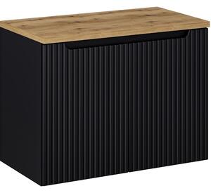 NOVA BLACK 82-80-2D-DD skrinka pod umývadlo 80 cm