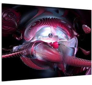 Obraz - Abstrakcie, vesmírne červy (70x50 cm)