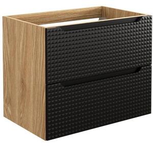 LUXOR Black 82-70-2S závesná skrinka pod umývadlo 70 cm
