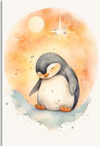 Obraz zasnený tučniačik