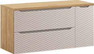 OCEAN Beige 82-120-90-30-2S-D skrinka pod umývadlo 120 cm