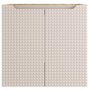 LUXOR Beige 82-60-2D závesná skrinka pod umývadlo 60 cm