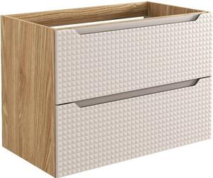 LUXOR Beige 82-80-2S závesná skrinka pod umývadlo 80 cm