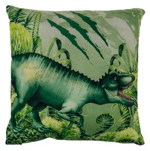 Dekoratívny vankúšik T-REX 40x40 cm, zelený