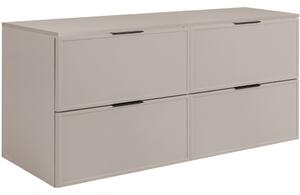 SLIM kašmír K120DK závesná skrinka pod umývadlo 120 cm