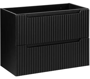 NOVA BLACK 82-80-2S skrinka pod umývadlo 80 cm