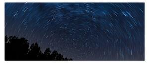 Obraz nočnej oblohy (120x50 cm)