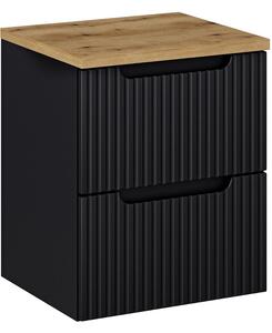NOVA BLACK 82-50-2S-DD skrinka pod umývadlo 50 cm