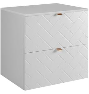 TREND biely matný W60DW závesná skrinka pod umývadlo 60 cm