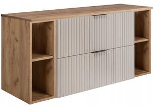 FLOW kašmír K120R80RDC závesná skrinka pod umývadlo 120 cm