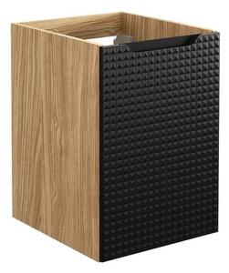 LUXOR Black 81-40-1D závesná skrinka do kúpelne 40 cm
