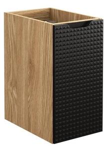 LUXOR Black 81-30-1D závesná skrinka do kúpelne 30 cm