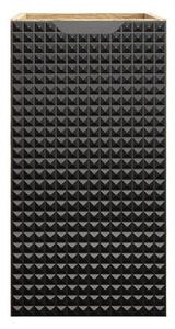 LUXOR Black 81-30-1D závesná skrinka do kúpelne 30 cm