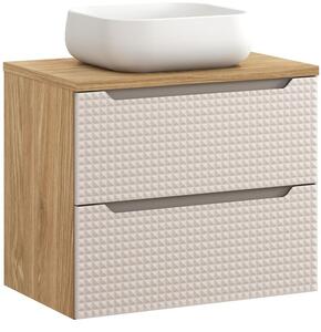 LUXOR Beige 82-70-2S-DU skrinka s umývadlom 70 cm