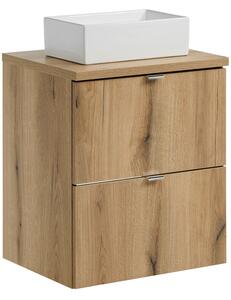 NOVA dub 82-50-2S-DDU skrinka s umývadlom 50 cm