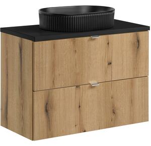 NOVA dub 82-80-2S-DCU skrinka s umývadlom 80 cm