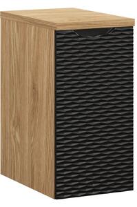 OCEAN Black 81-30-1D-D závesná skrinka do kúpelne 30 cm