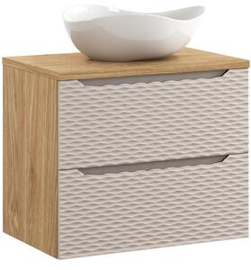 OCEAN Beige 82-70-2S-DU skrinka s umývadlom 70 cm